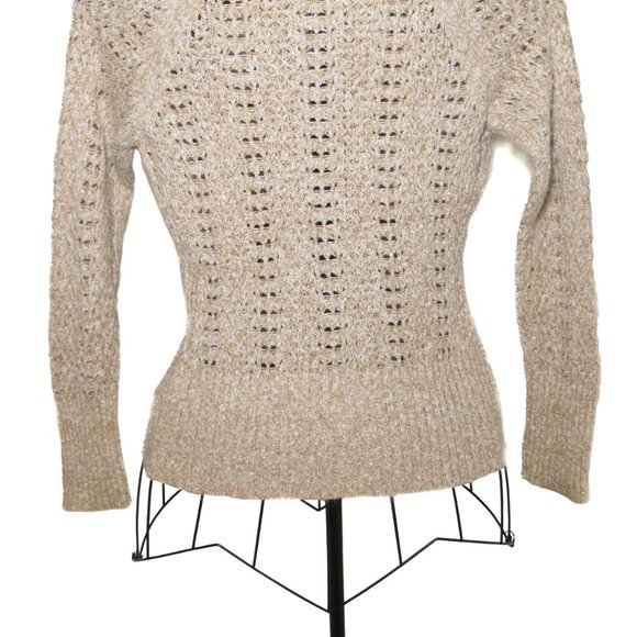 Whimsical Wanderer's Wild Dream: Merona Relaxed Cardigan (S) Rustic Beige V-neck - Picture 13 of 13